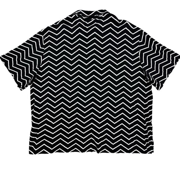 Polo Ralph Lauren Polo Shirt Men's 2XB Big & Tall Chevron Print Linen Blend - Picture 6 of 10